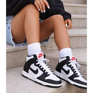 Nike Dunk High Panda DD1869-103 Black White Sneakers Womens Size 7 NWOT